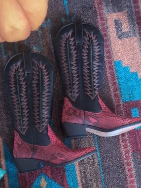 Chasing Unicorns Electric Moon Cowboy Boots ⚡